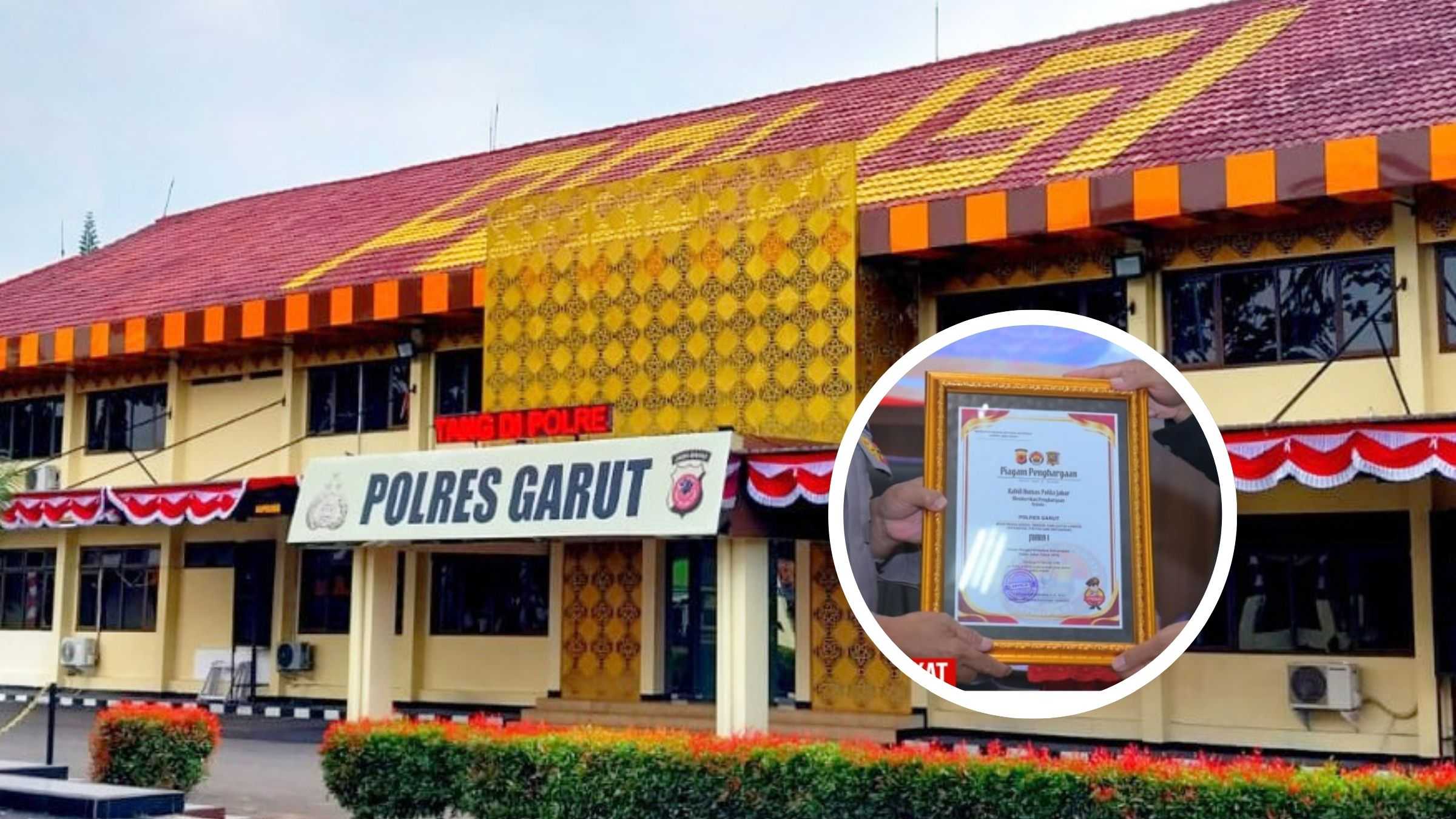 Polres Garut Sabet Dua Penghargaan Humas Terbaik Tingkat Polda Jabar